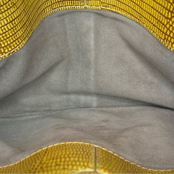 Bottega Veneta Lizard Shoulder Bag With Matching Compact Mirror One Size - Picture 6 of 15